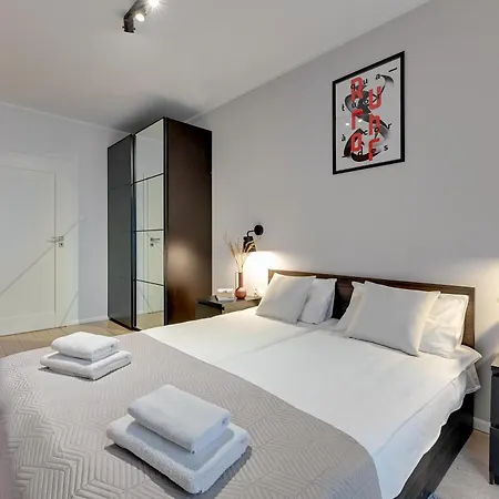 City Center Spa Apartments Jaglana 6E,F Gdaňsk Pokoj fotografie