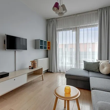 City Center Spa Apartments Jaglana 6E,F Gdaňsk Pokoj fotografie